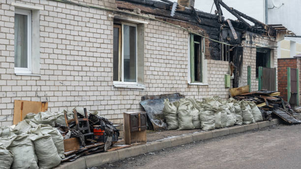 Professional Fire Damage Removal technician working in Parrish, FL